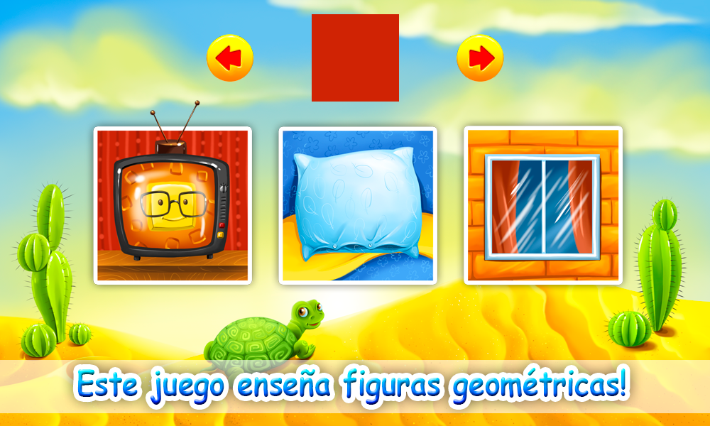 Android application Learning Shapes for Kids screenshort