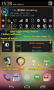  2 Battery Pro - Battery Saver: miniatura de captura de pantalla  
