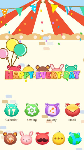 【免費個人化App】Happy time GO Launcher Theme-APP點子