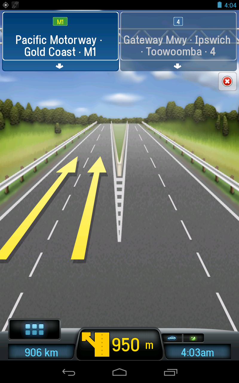 CoPilot AUS + NZ Navigation Screen 2