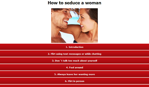 【免費生活App】How to seduce a woman-APP點子