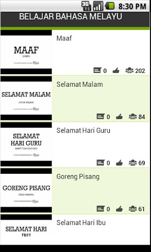 Belajar Bahasa Melayu