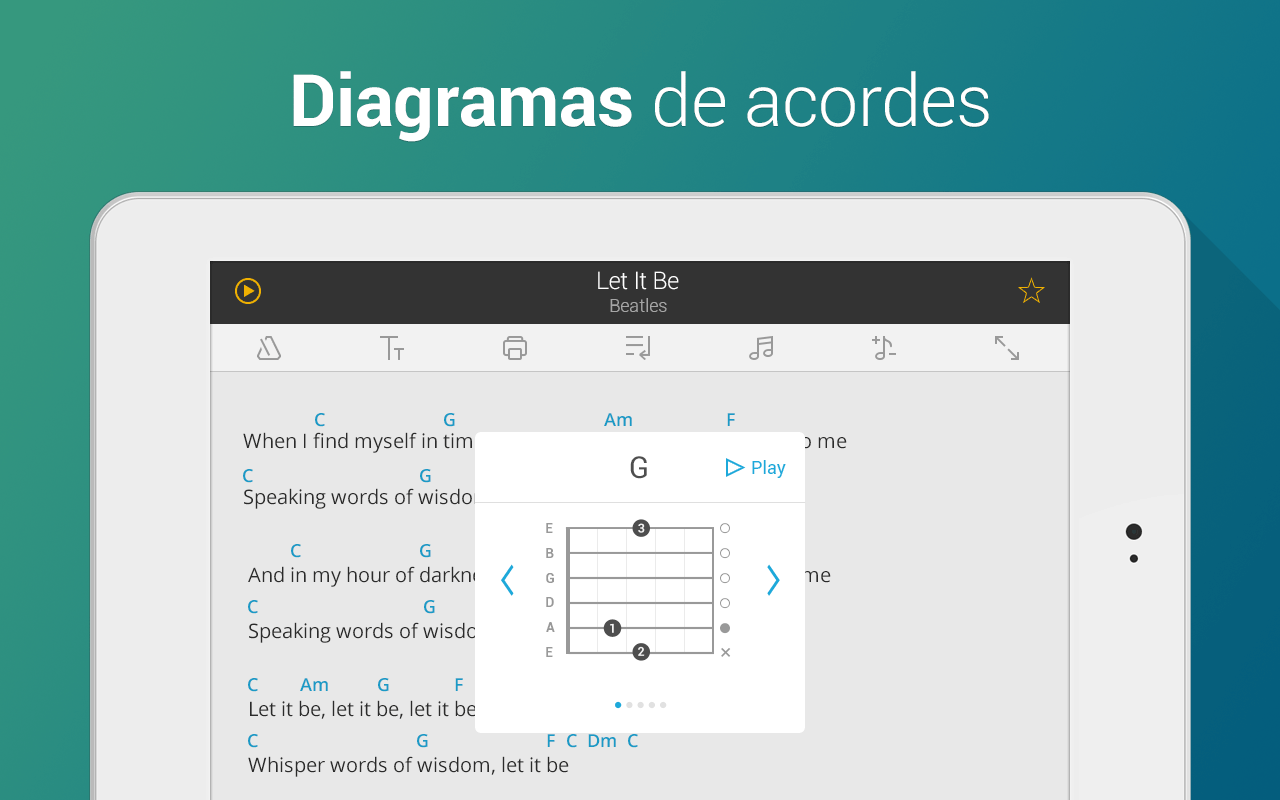 Ultimate Guitar Tabs & Chords - screenshot