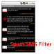 Simplest spam sms filter