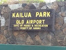 Kailua Park Old Airport