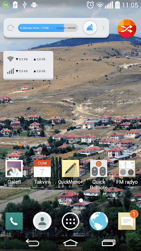 Kota Bilgisi Widget