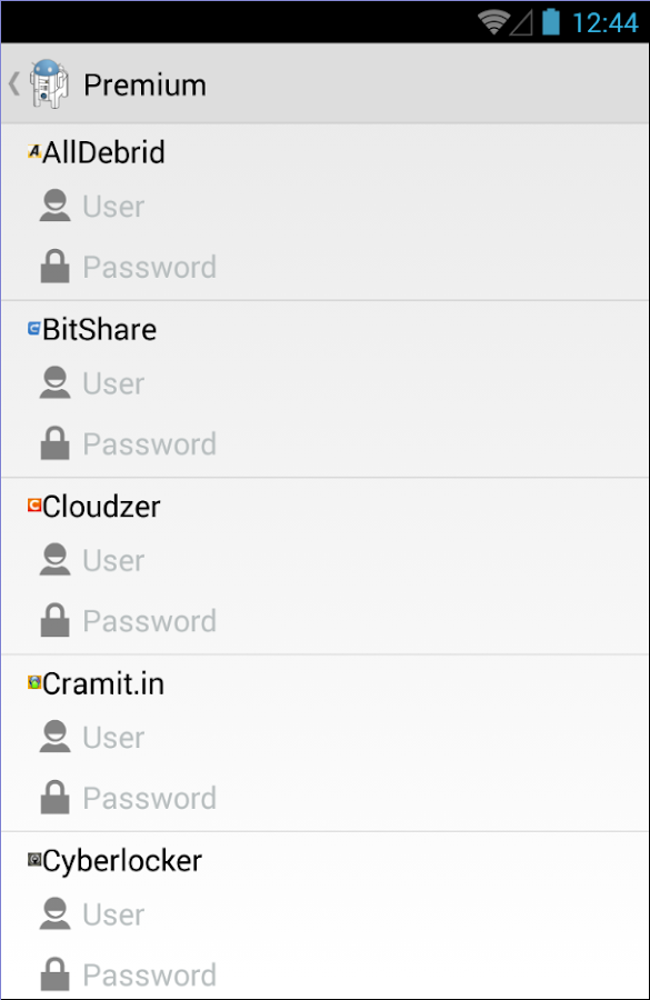    Ponydroid Download Manager- screenshot  