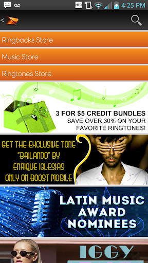 Boost Mobile Music Store