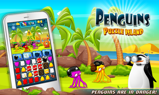 Penguins: Puzzle Island HD