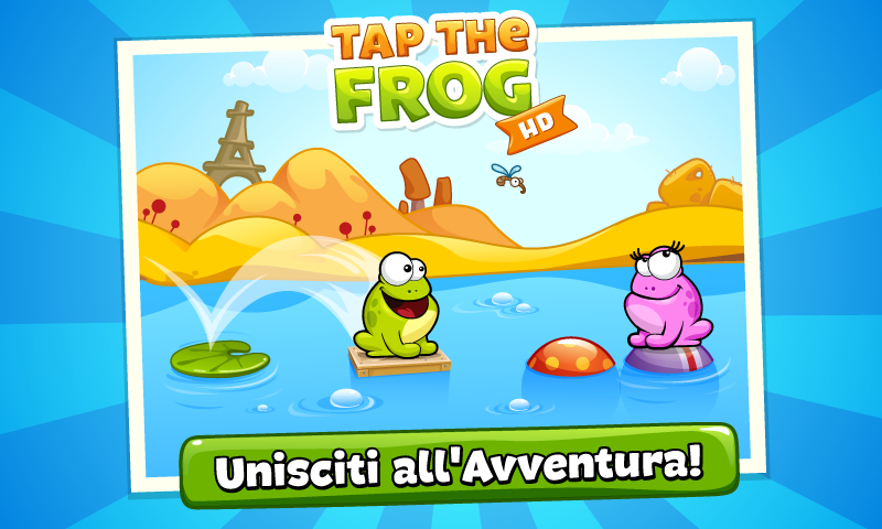 Android application Tap the Frog HD screenshort