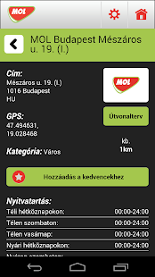 Free MOL benzinkút kereső APK