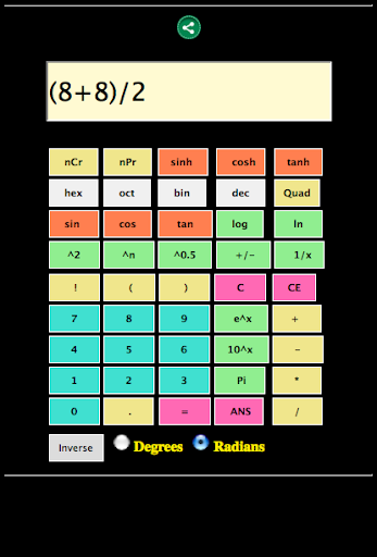 Simple Scientific Calculator