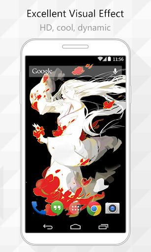 Fire Woman Live Wallpaper