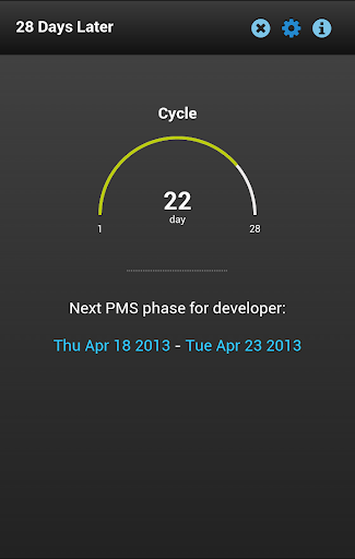 28 Days Later - PMS tracker