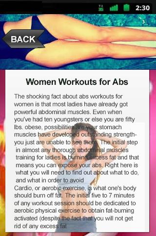 【免費健康App】Women Workouts for Abs-APP點子