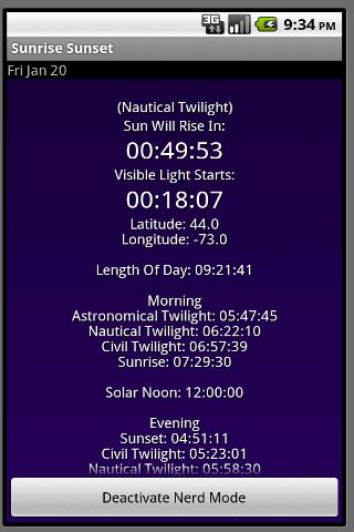 Sunrise Sunset Premium Screen 2