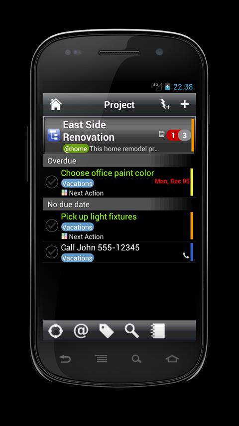    DGT GTD & To-Do List [Alpha]- screenshot  