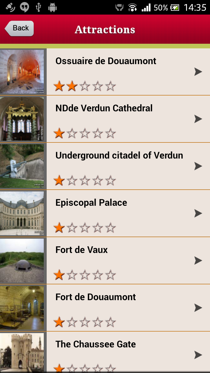 Verdun Offline Map Guide Screen 3