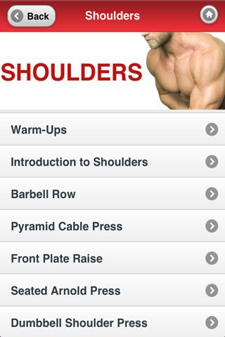Muscle Building Back+Shoulders Screen 2