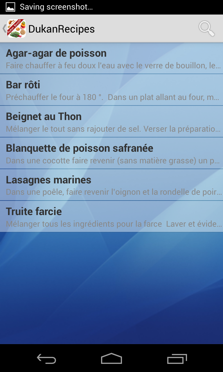 Recettes Dukan, le Best Of Screen 2