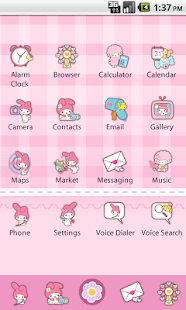 My Melody Rabbit Doll Theme Screenshots 1