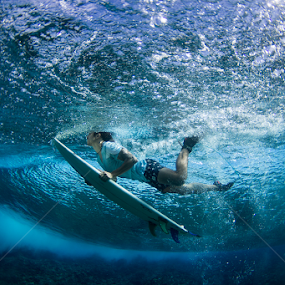 Duck Dive at Wilkes by Dave Nilsen - Sports & Fitness Surfing