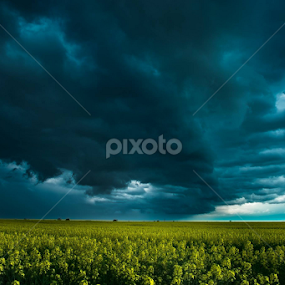 Storm by Mihai Cîrstea - Landscapes Cloud Formations