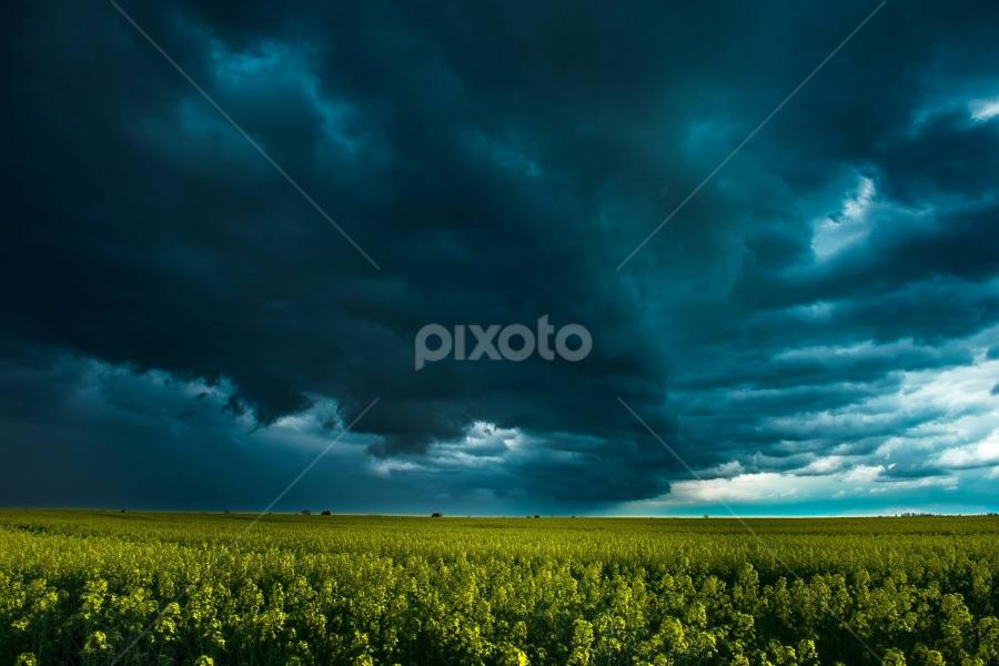 Storm by Mihai Cîrstea - Landscapes Cloud Formations