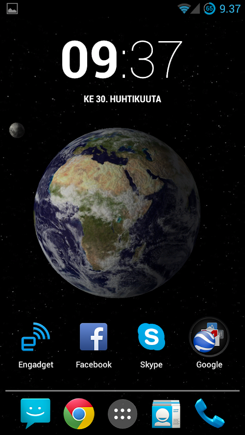 Android application Solar System Live Wallpaper screenshort