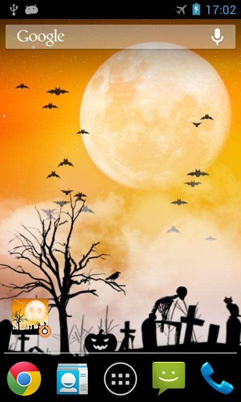 Android application Horror Night Pro Live WP screenshort