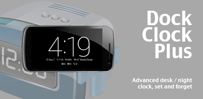 Dock Clock Plus (Night/Desk) Apk 2.9