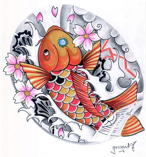 【免費個人化App】Koi Fish TattooDesingWallpaper-APP點子