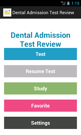 Dental Admission Test Prep