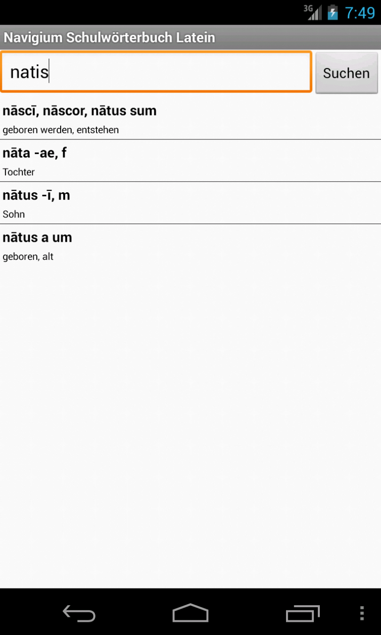 Latein-Deutsch Schulwörterbuch Screen 2