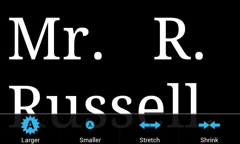 Taxi Name Board (No Ads) Screen 2