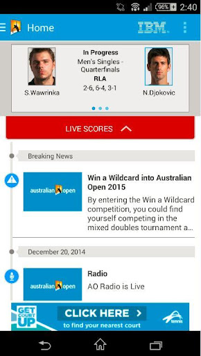 【免費運動App】Australian Open Tennis 2015-APP點子