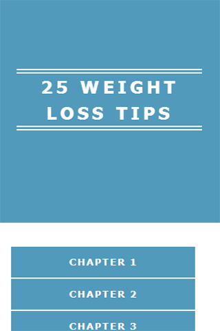 25 WEIGHT LOSS TIPS