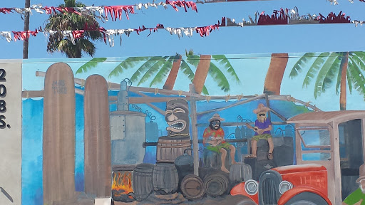 Tiki Paradise Mural