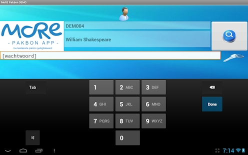 MoRE Pakbon App Demo Screenshots 0