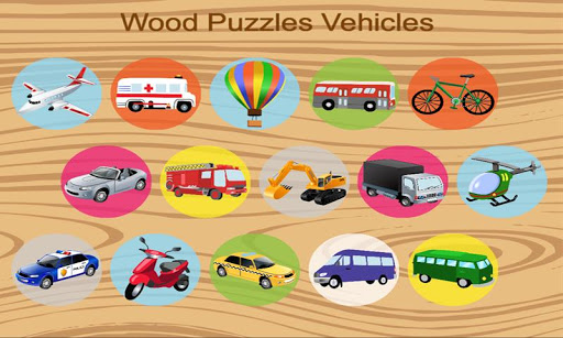 【免費教育App】Wood Puzzles Vehicles-APP點子