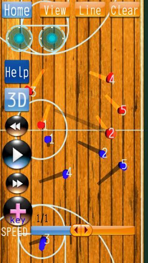 無料运动Appのバスケットボール 戦略ボード Mini|記事Game