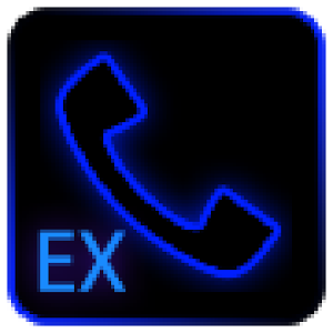 exDialer Blue NEON Theme 通訊 App LOGO-APP開箱王
