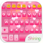Cover Image of Baixar Shining Love Emoji Keyboard 1.0 APK