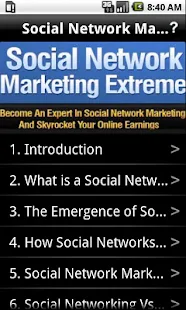 Social Network Marketing