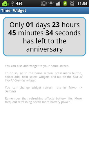 Timer Widget