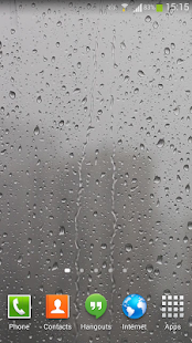 Raindrops Live Wallpaper HD