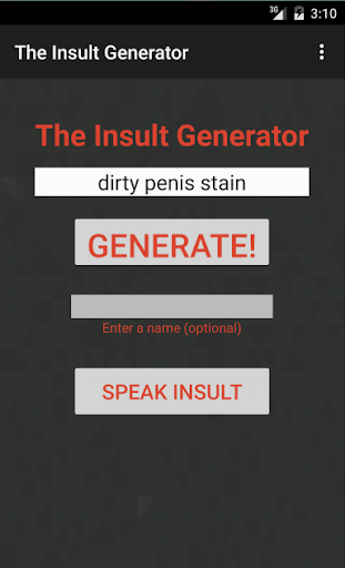 The insult Generator