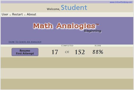 Math Analogies™ Beginning Screenshots 4