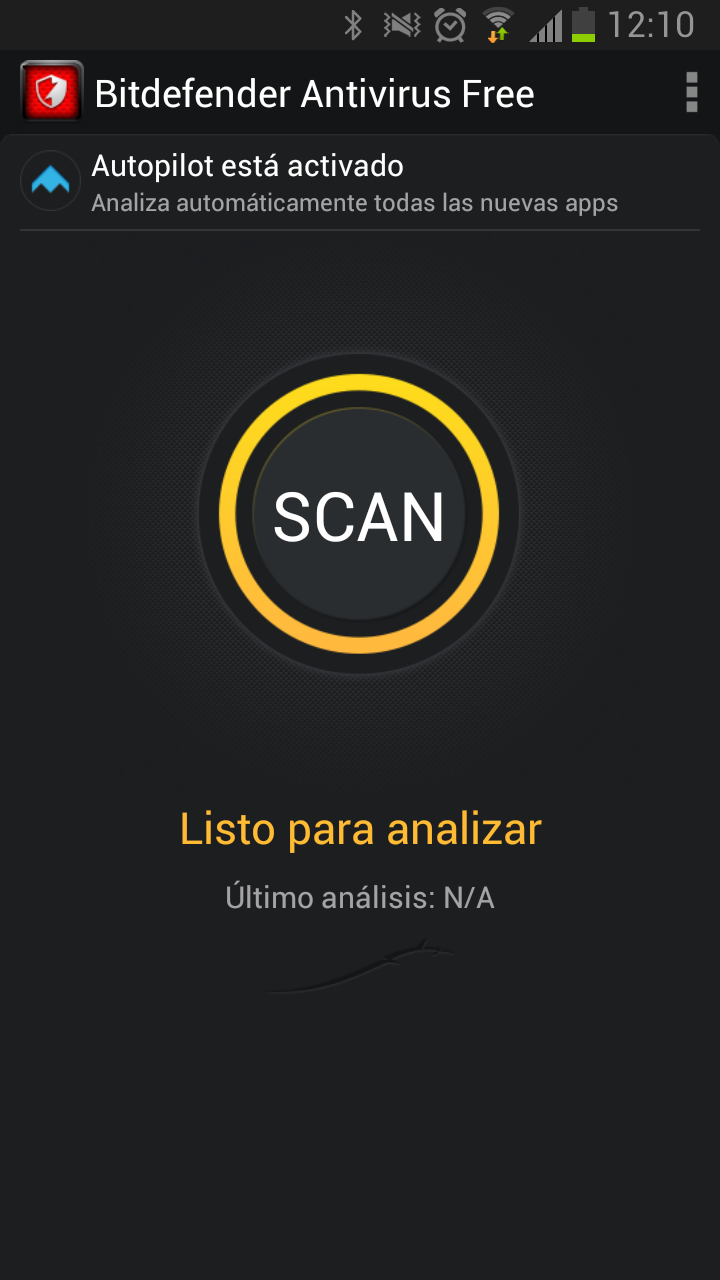 Android application Bitdefender Antivirus screenshort
