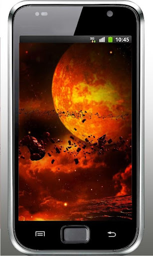 Space Inferno live wallpaper